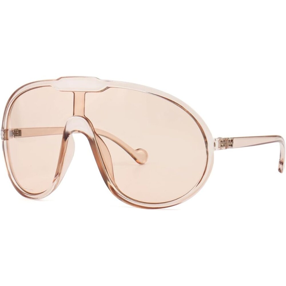 Women's Oversized Sunglasses Shield Aviator Sun Glasses UV400 Protection